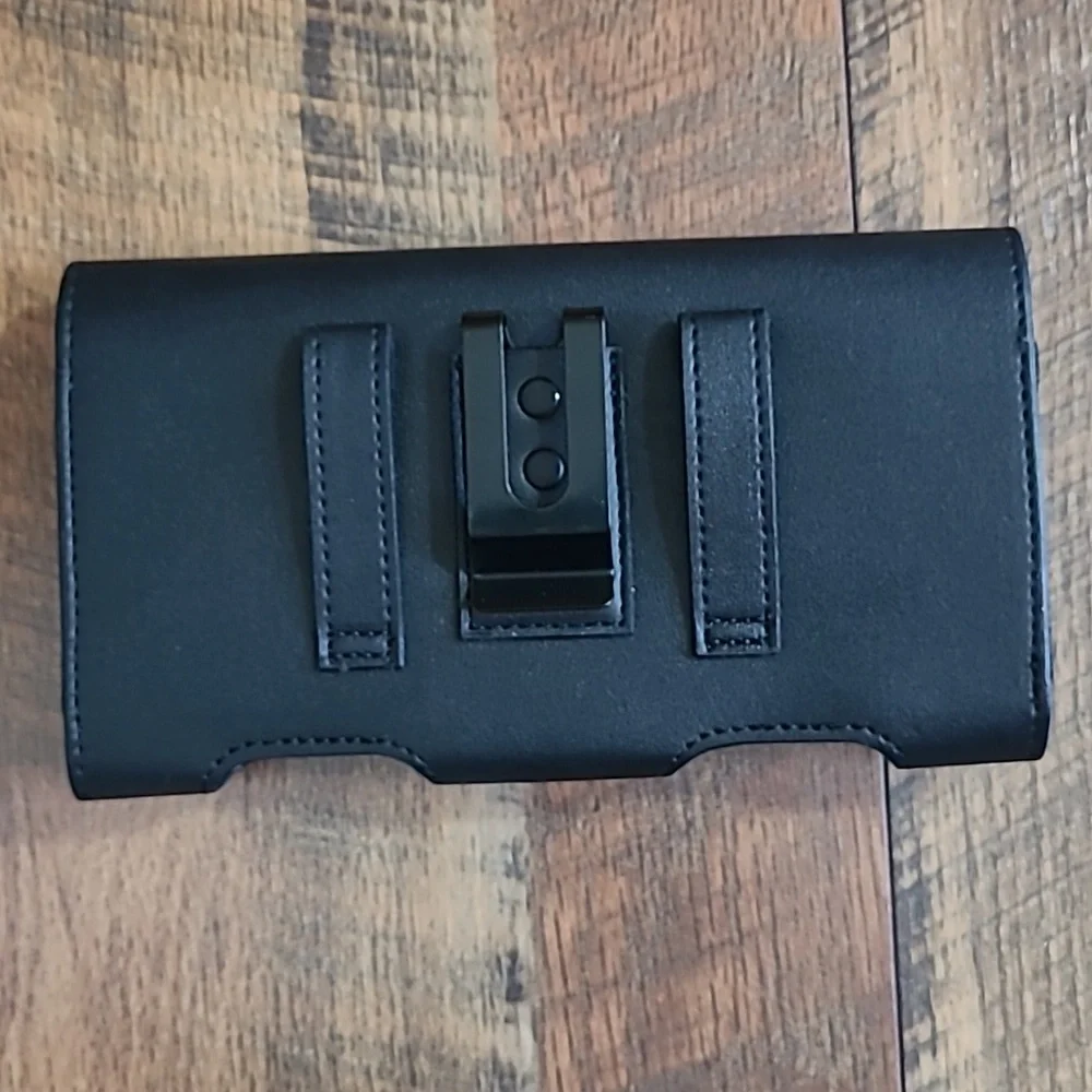 Leather Belt Phone Clip Case